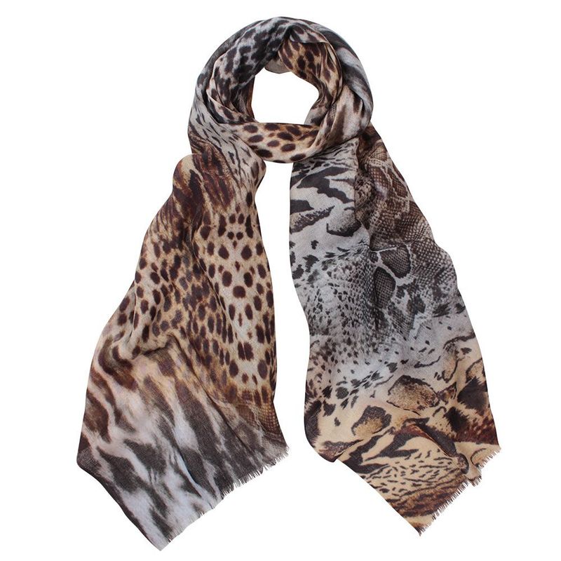 Cheetah Wool Modal Scarf - Last few! Cheetah Wool Modal Scarf - Last few!