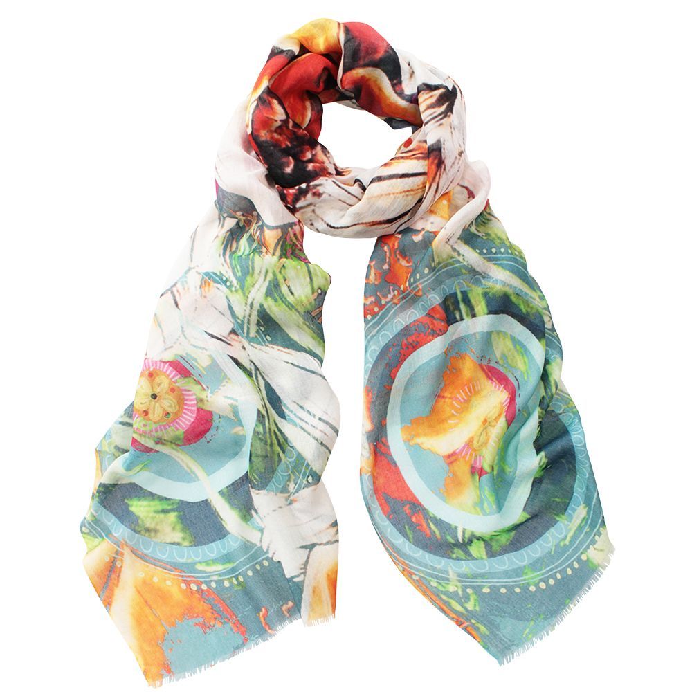 Venus Flower Pure Modal/Silk Scarf - Last one!