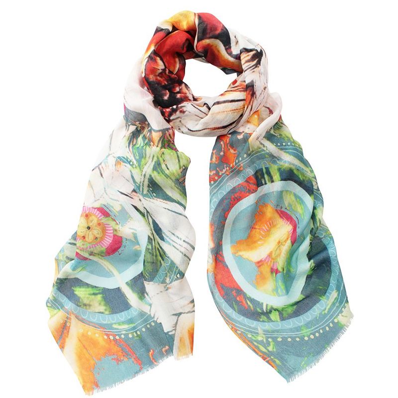 Venus Flower Pure Modal/Silk Scarf - Last one!