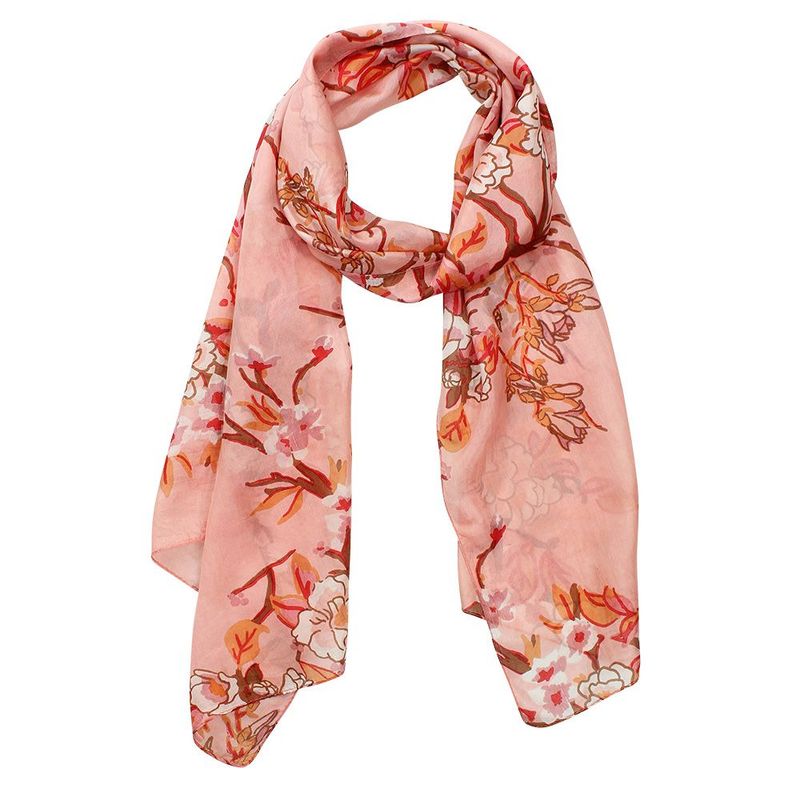 Kyoto Cherry Blossom Pure Silk Scarf - Last one!