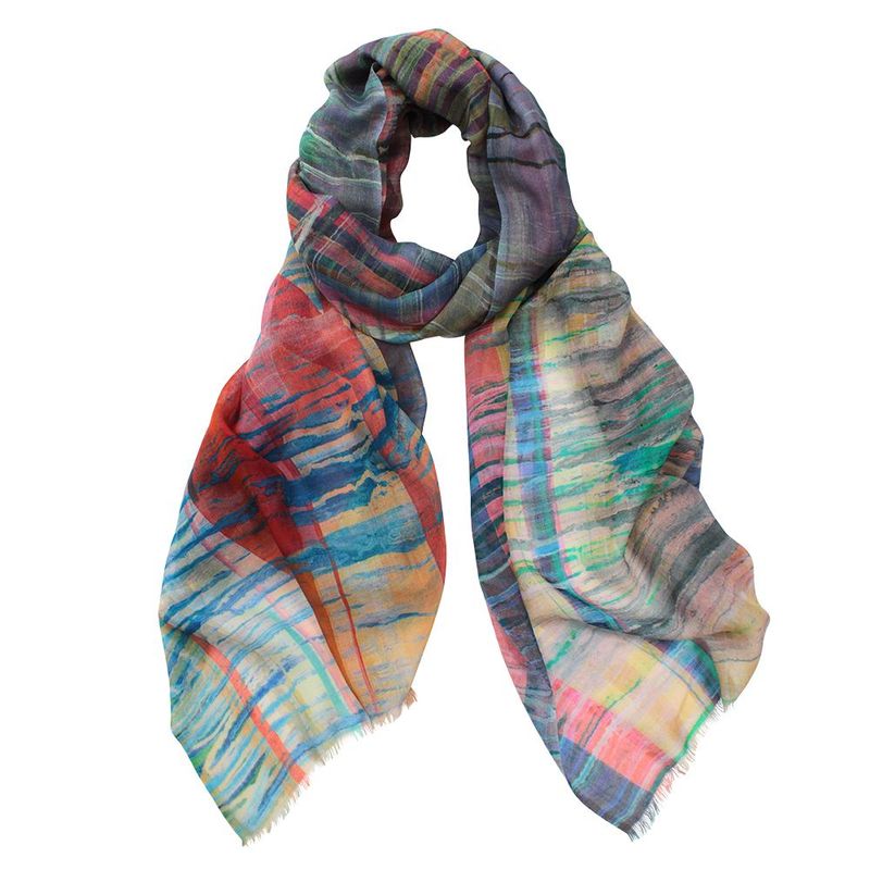 Pascal Painterly Pure Micromodal Scarf - Soft and Luxurious!