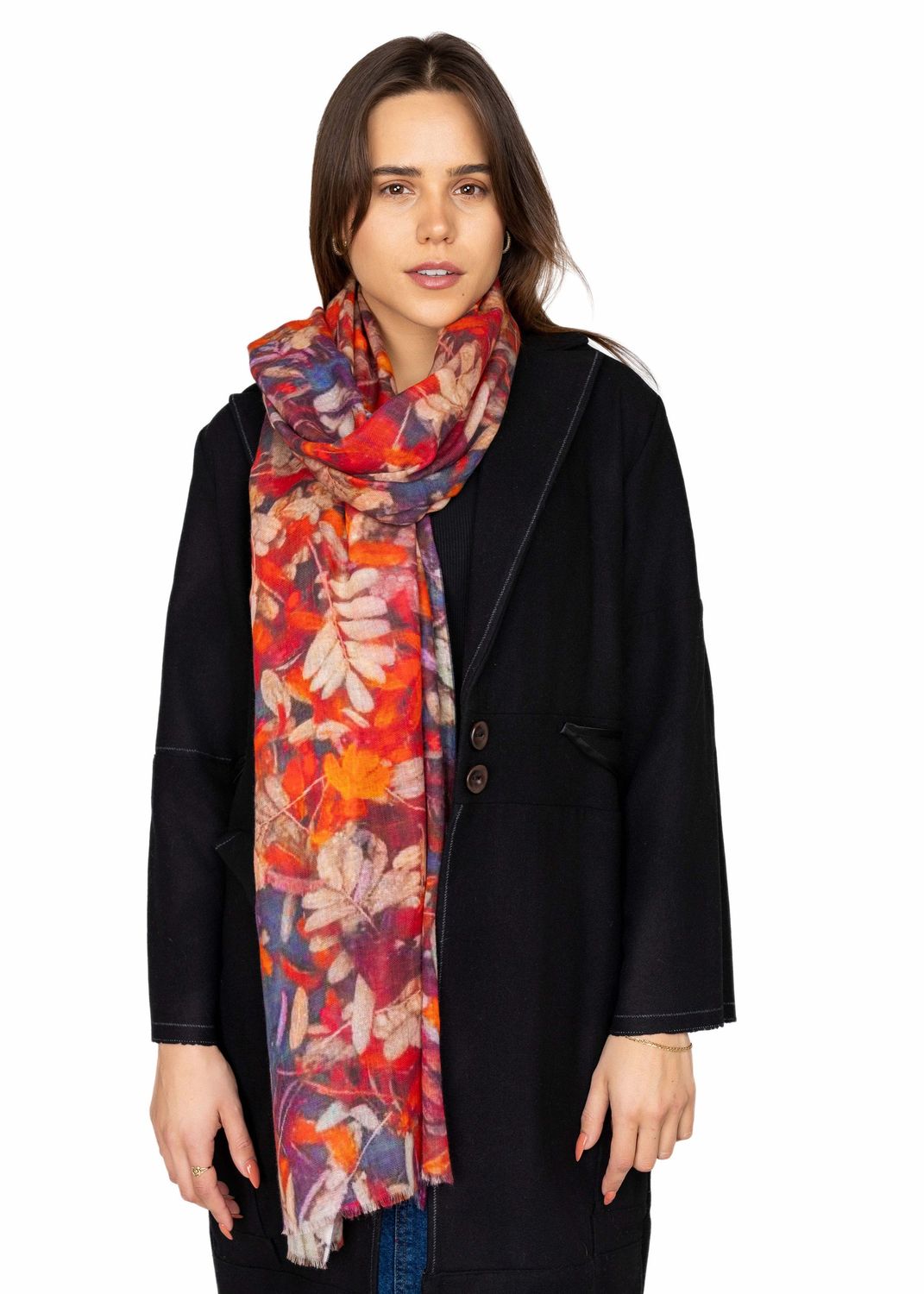 Carmela Wool Modal Scarf - Soft and Luxurious
