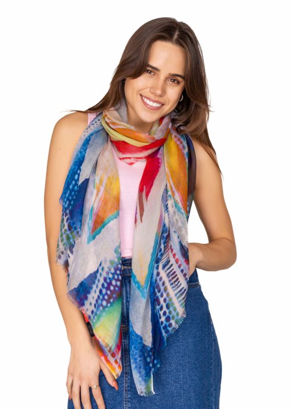 Valda Chevron Pure Micromodal Scarf - Soft and Luxurious! Valda Chevron Pure Micromodal Scarf - Soft and Luxurious!