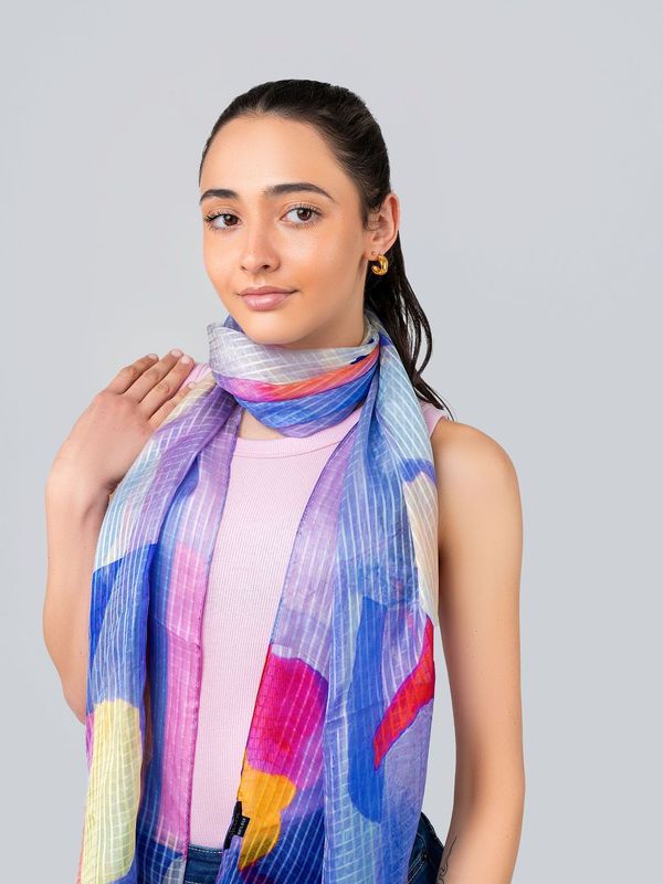 Orchid Pure Silk Scarf - Lightweight and Luxurious!