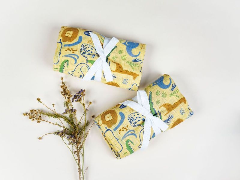 Safari Muslin  Wrap - Super Soft and Breathable Bamboo Cotton Blend