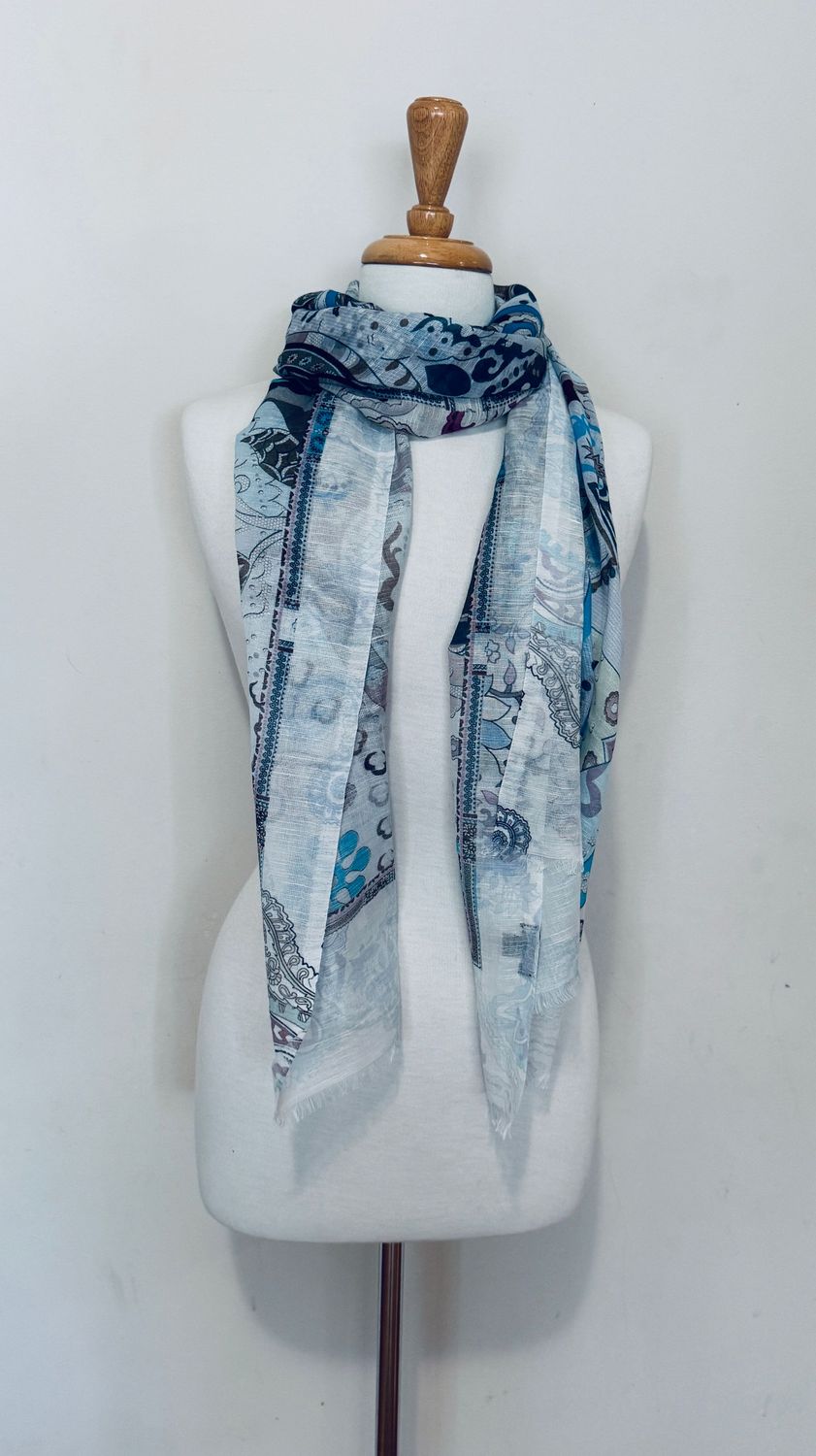 Floret Modal Linen Scarf