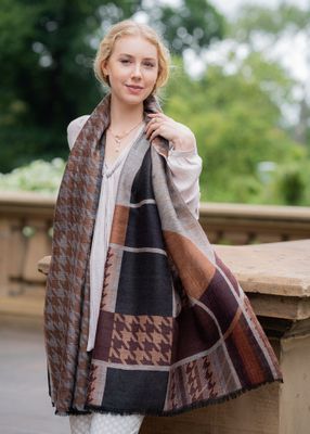 Agnes Reversible Merino Wool Scarf | DLUX