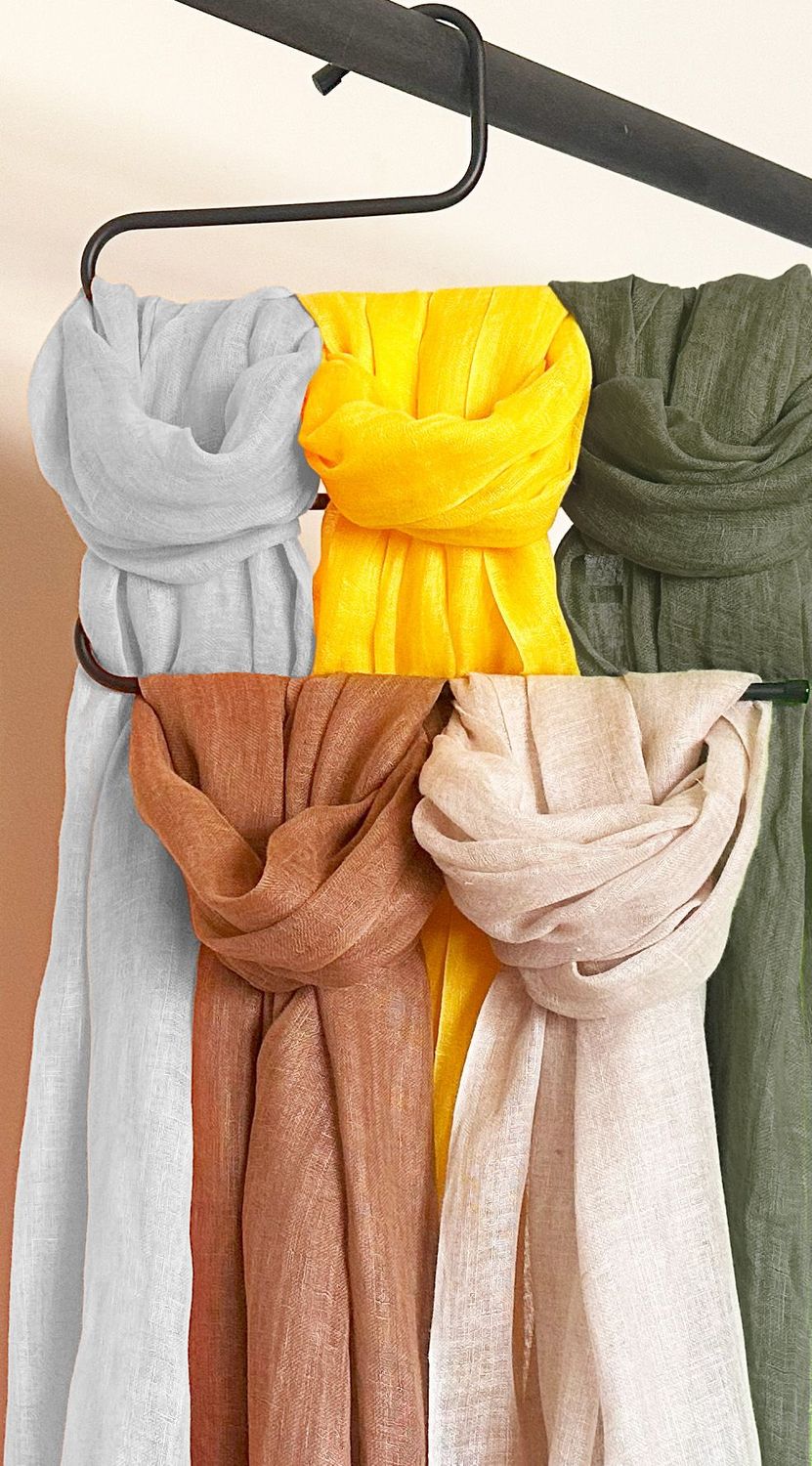 Classic Pure Linen Scarf for Men