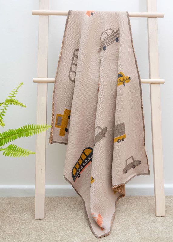 Roadie OEKO-TEX Cotton Baby Multi-Purpose Knit Blanket