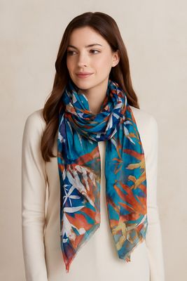 Bamboo Leaf Pure Micromodal Scarf Bamboo Leaf Pure Micromodal Scarf