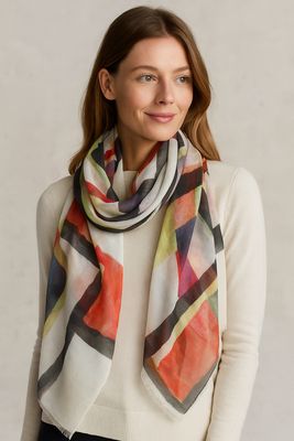 Portobello Abstract Pure Micromodal Scarf Portobello Abstract Pure Micromodal Scarf