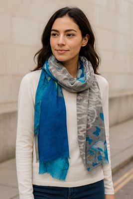 Eve Cotton Modal Linen Scarf