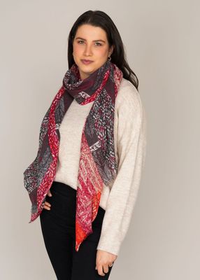 Maxi Pure Merino Wool Modal Scarf - Soft and Stylish