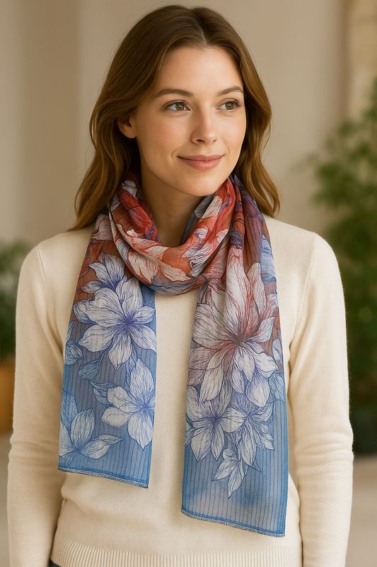 Ovo Vanilla Pure Silk Scarf - Soft and Luxurious! Ovo Vanilla Pure Silk Scarf - Soft and Luxurious!