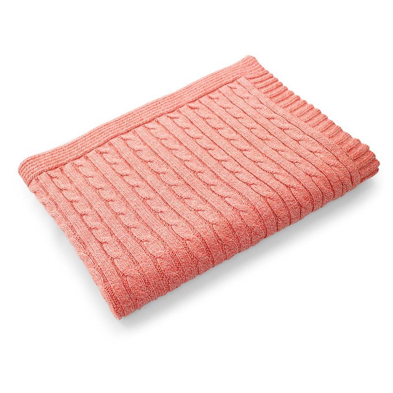 Sammi Cable Baby Blanket - Soft, OEKO-TEX Cotton on sale Sammi Cable Baby Blanket - Soft, OEKO-TEX Cotton on sale
