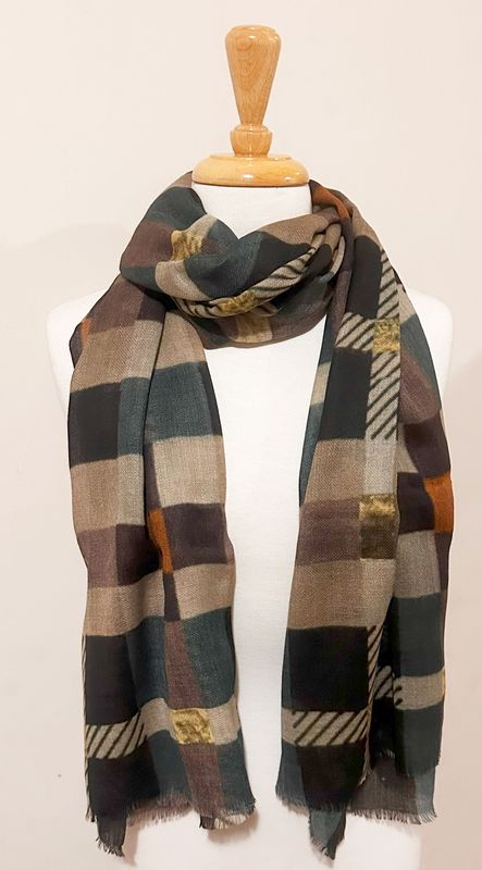 Rustica Plaid Pure Merino Wool Scarf Rustica Plaid Pure Merino Wool Scarf
