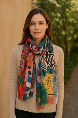 Rollo Retro Pure Micromodal Scarf Rollo Retro Pure Micromodal Scarf