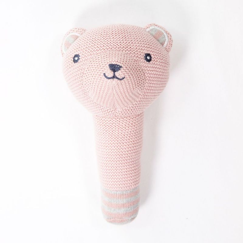 Jelly Baby Rattle - Soft Cotton with Gentle Rattle Sound - Last few!