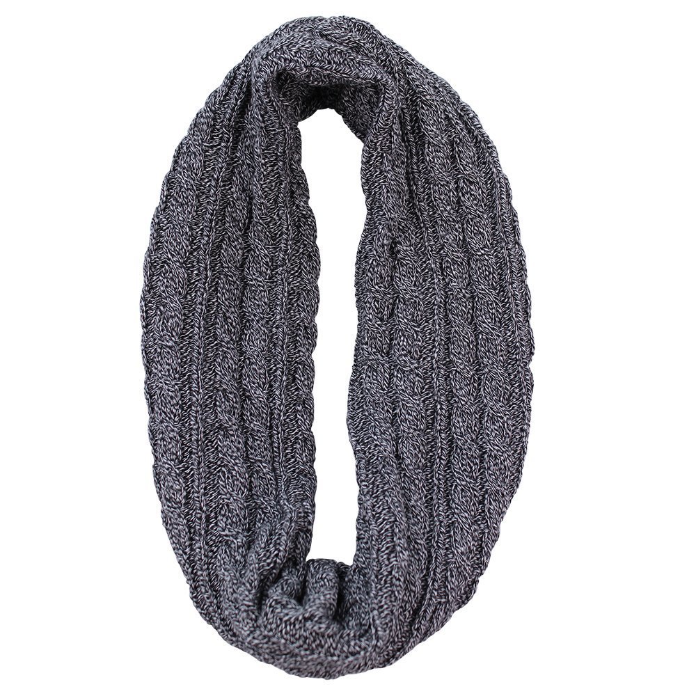 DLUX Luca Cotton Cable Knit Mens Loop Scarf