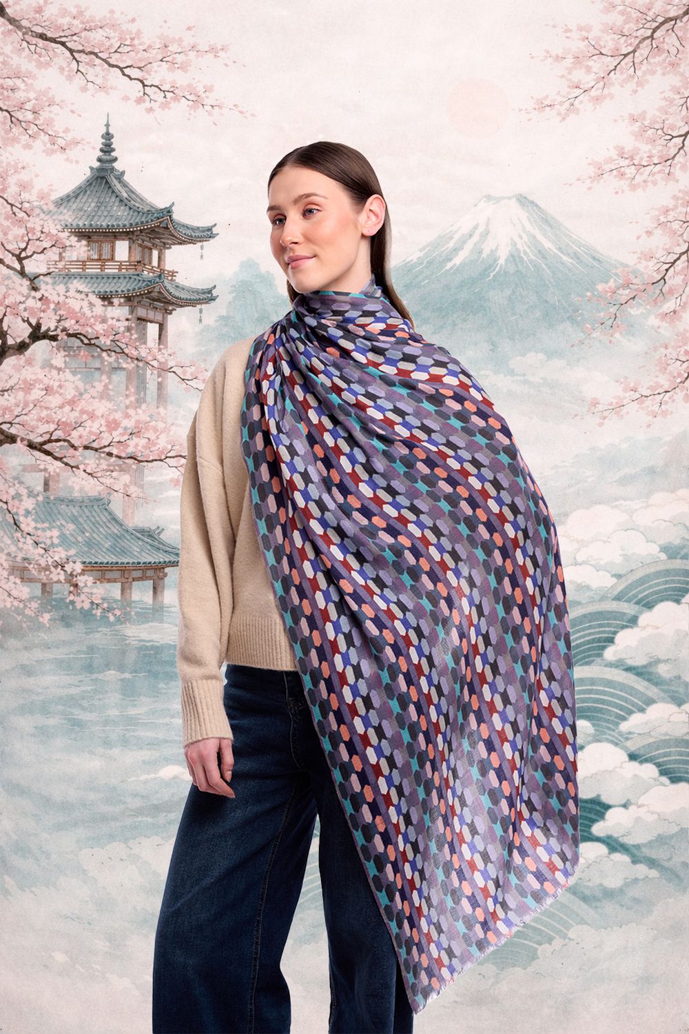 Hive Merino/Silk  Wrap