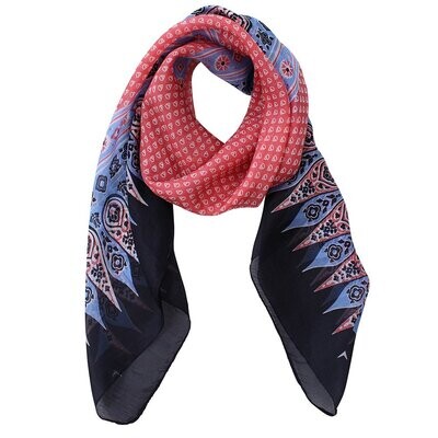 Greta Hand Printed Pure Silk Scarf - last one! Greta Hand Printed Pure Silk Scarf - last one!