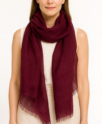 Zara Classic Pure Linen Scarf - wide range of colours