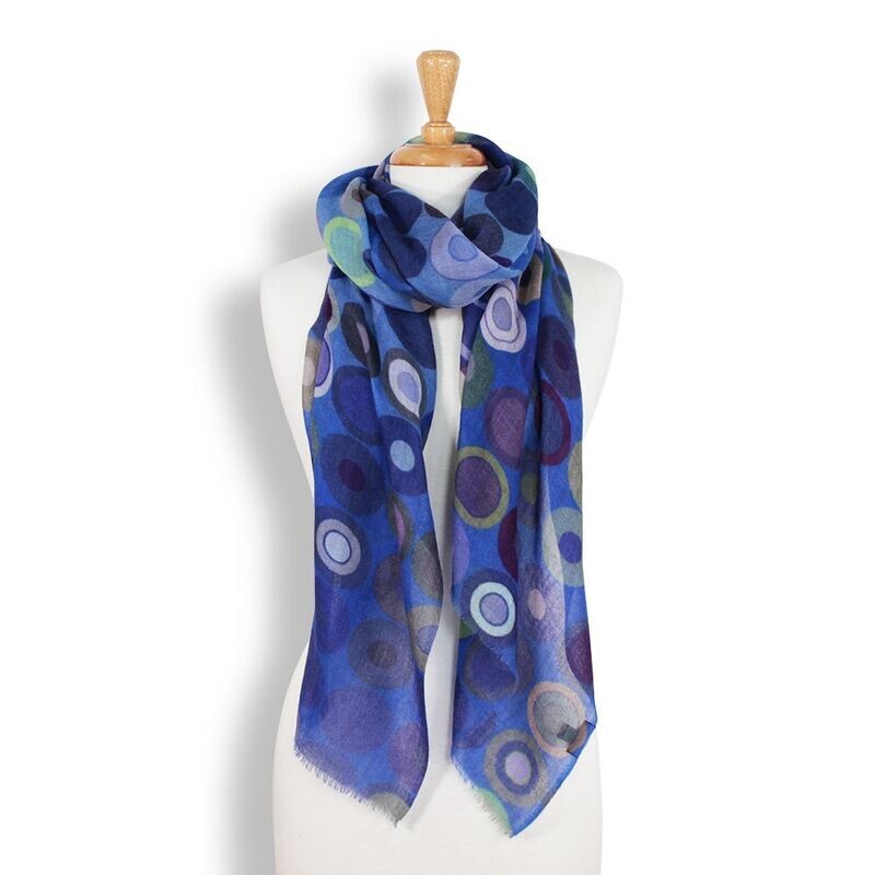 Modern Spot Pure Merino Wool Scarf - Soft and Lightweight