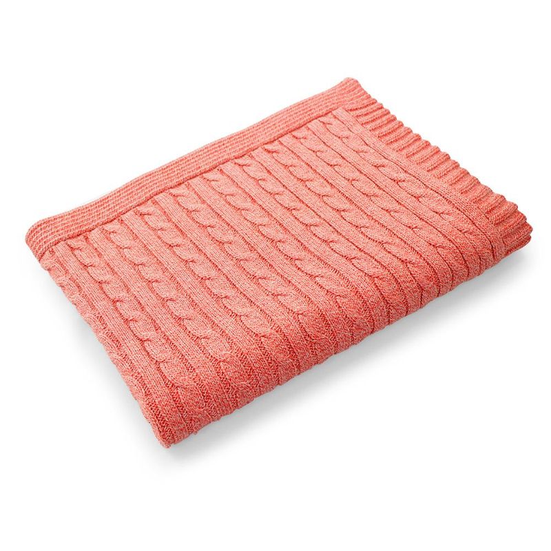 Sammi Cable Pure Cotton Baby Blanket