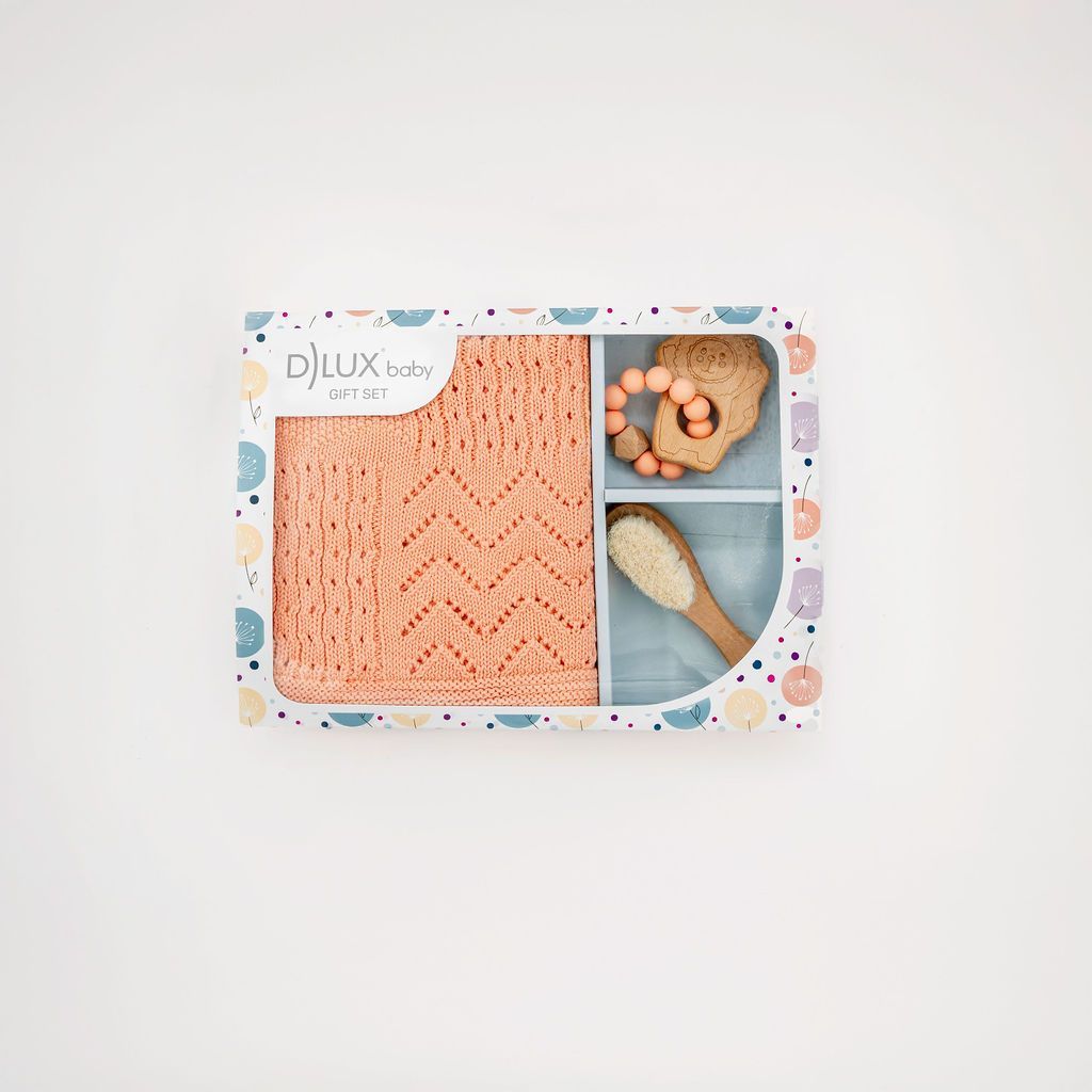 Peachy Dreams Baby Gift Set