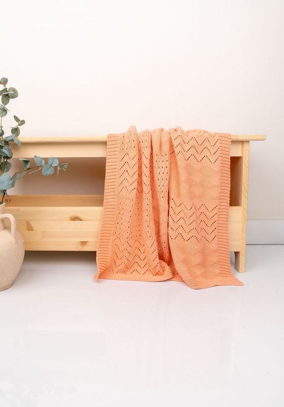 Jessie Multi-Pattern Knitted Baby Stroller Blanket