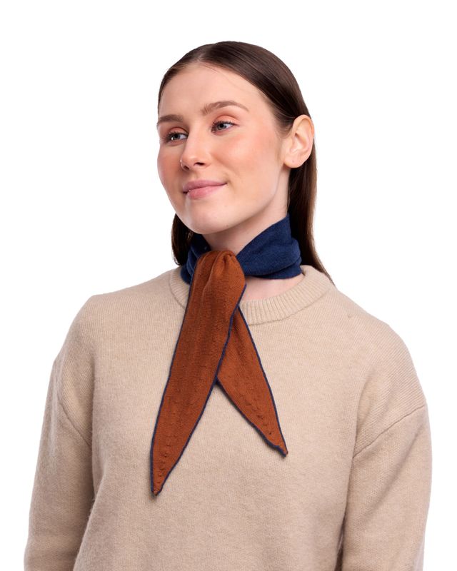 Pocket It! Triangle Knit Scarf