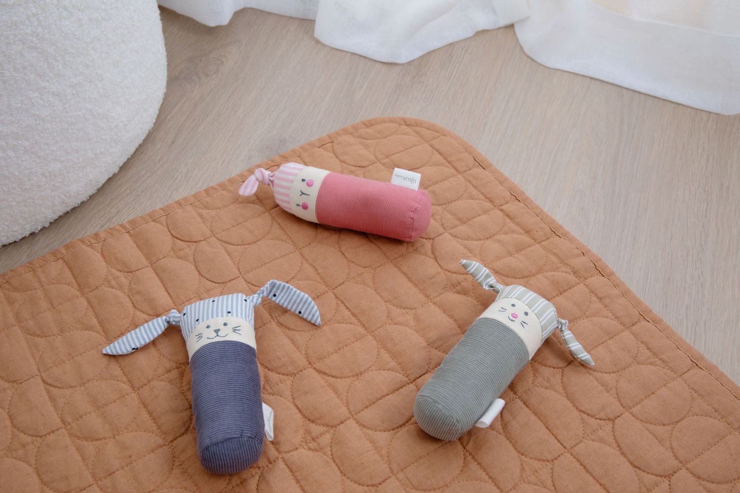 The Whisker Trio – Handmade Squeaker Baby Toy - 3 Pack