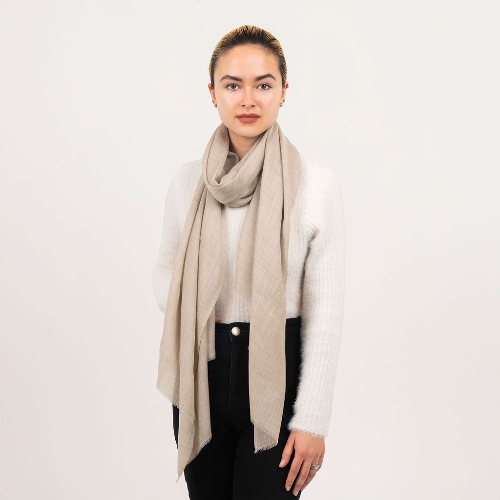 Simone Wool Silk Luxurious Scarf - wide range of colours