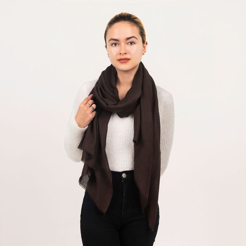 Simone Wool Silk Luxurious Scarf - wide range of colours