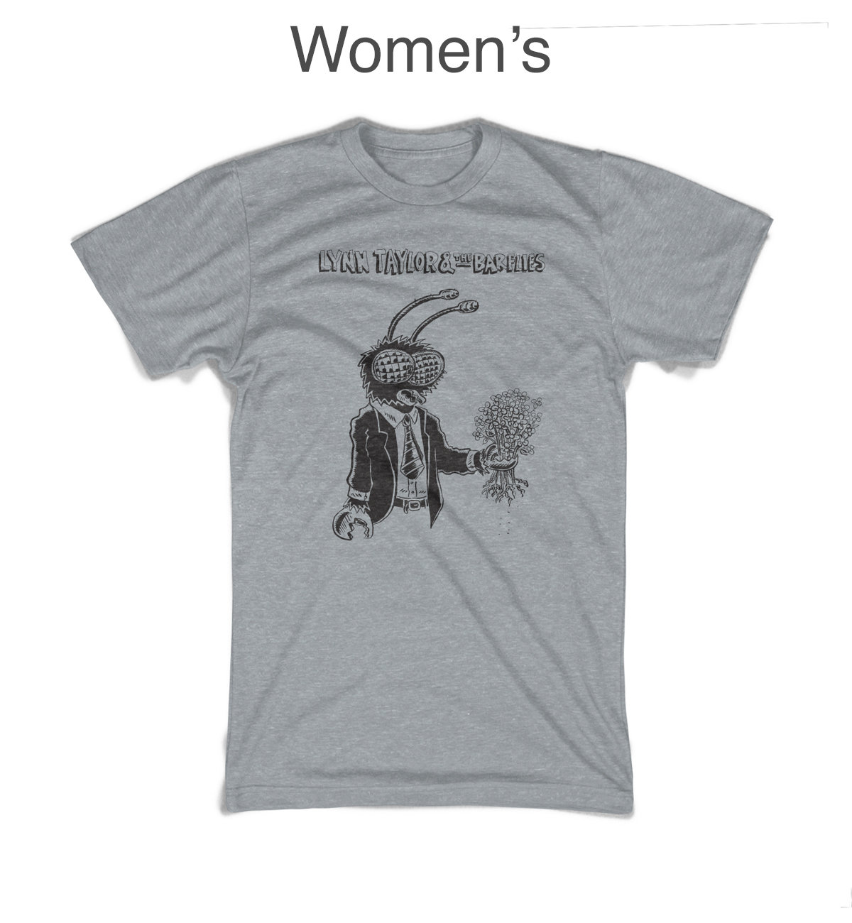 Women's Lynn Taylor & The Barflies T-shirt (Grey)