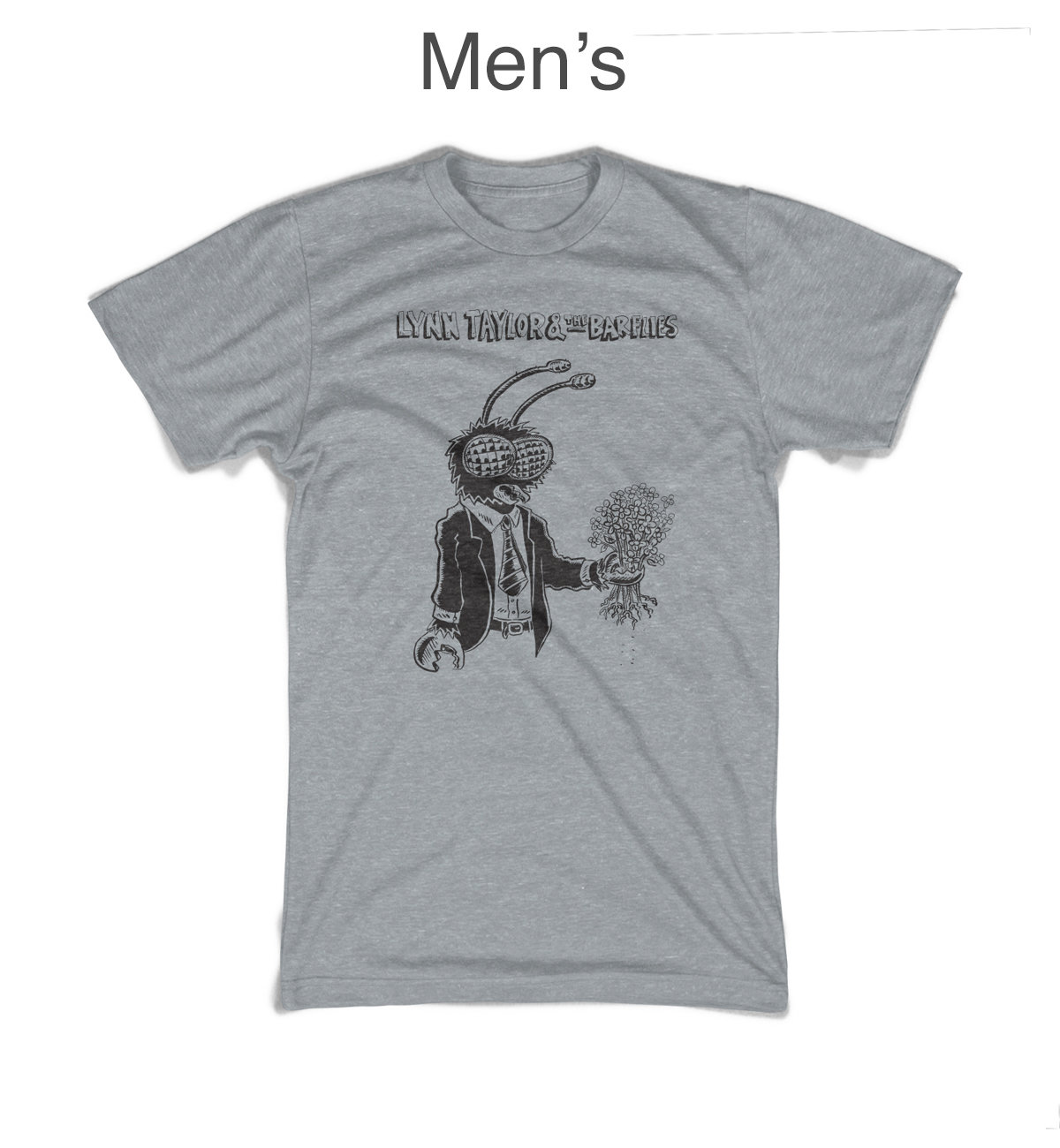 Men's Lynn Taylor & The Barflies T-shirt (Grey)
