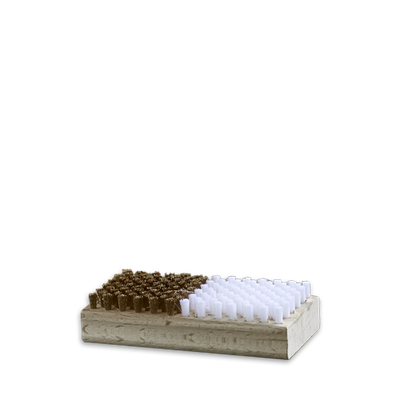 SPAZZOLA COMBI BRONZO/NYLON