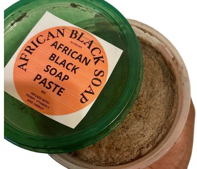 African black soap paste 80z