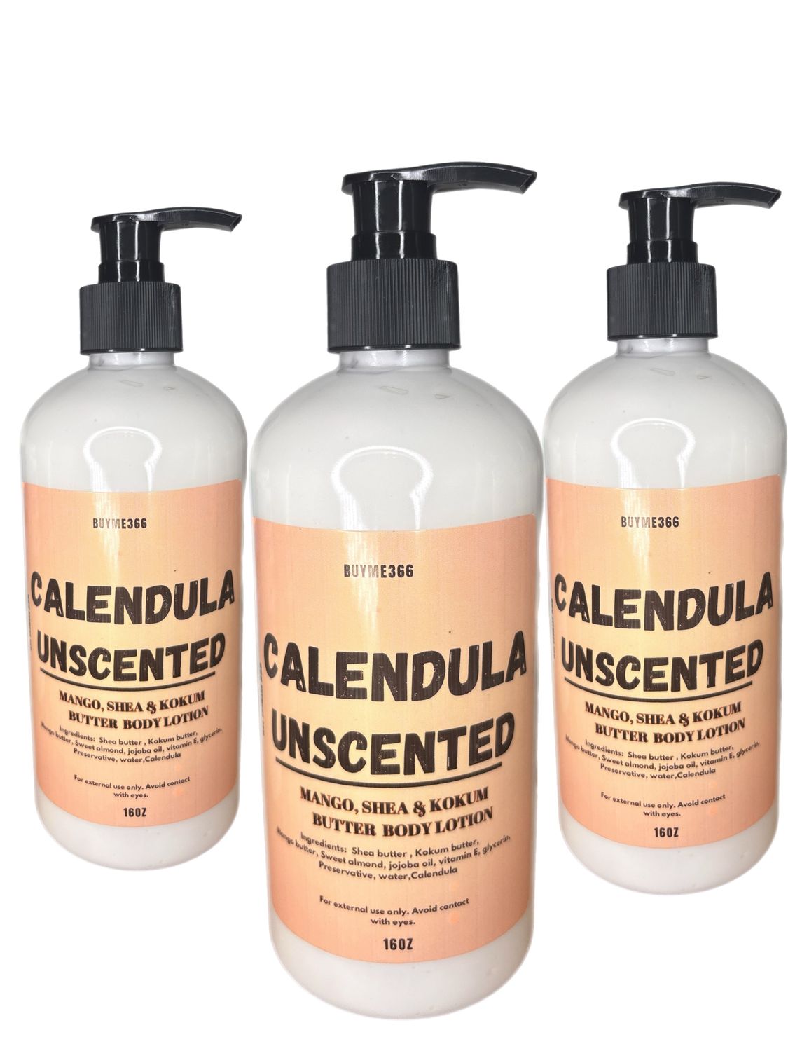 Calendula Unscented Body Lotion 16oz