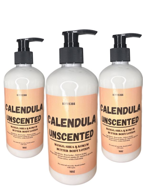 Calendula Unscented Body Lotion 16oz