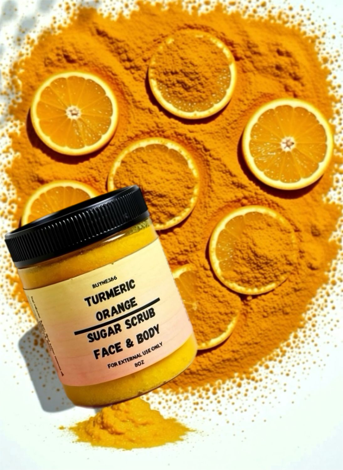 Turmeric Orange Sugar Scrub 8oz