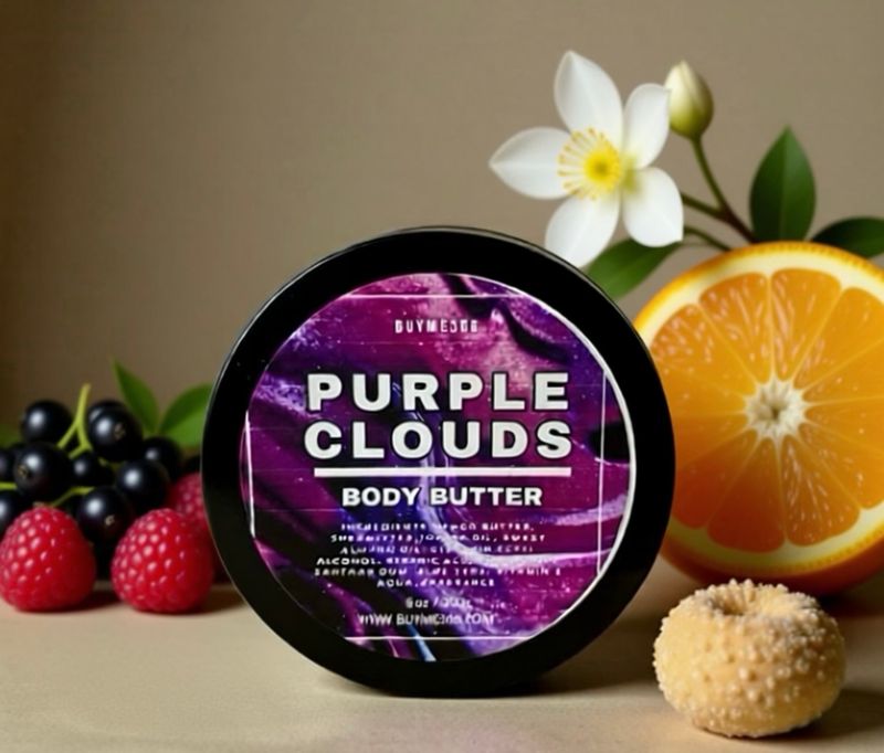 Purple Cloud Mildly scented Body butter 8oz