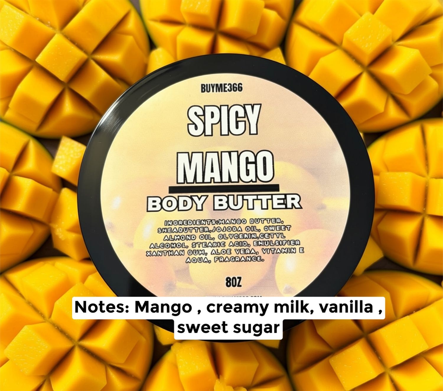 Spicy Mango Mildly Scented Body Butter 8oz