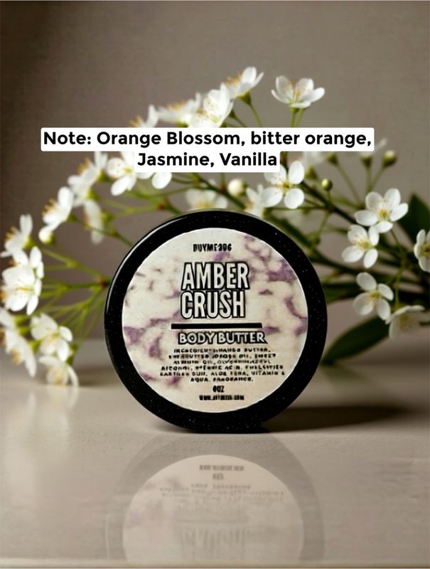 Amber Crush  Mildly scented Body butter 8oz