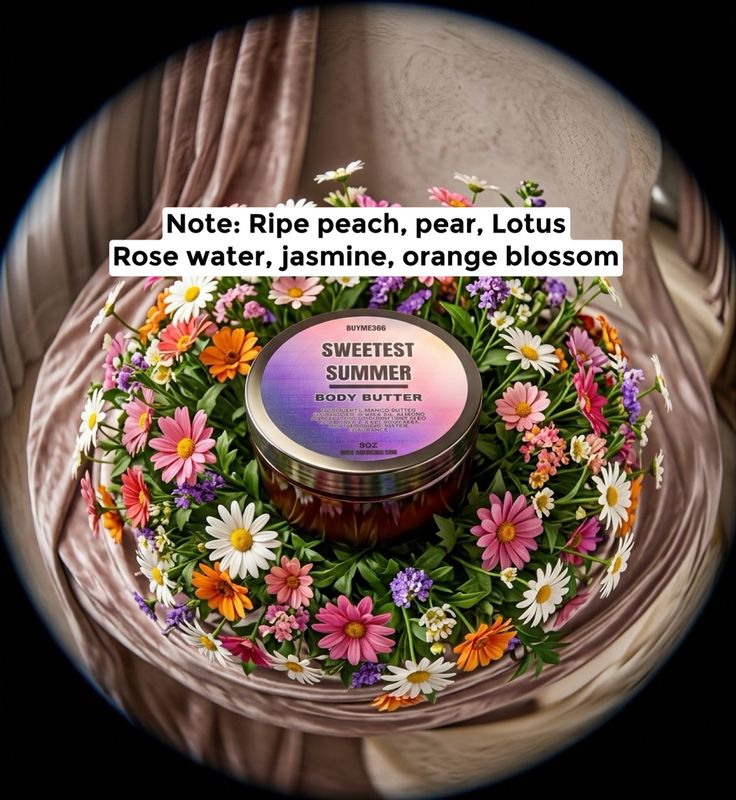 Sweetest Summer Mildly scented Body butter 8oz