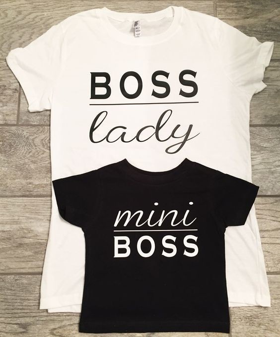 Boss Lady Mini Boss Shirts (Mini me)