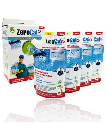ZEROCAL RICARICA ANTICALCARE LIQUIDO 4 DOSI DA 250 GR