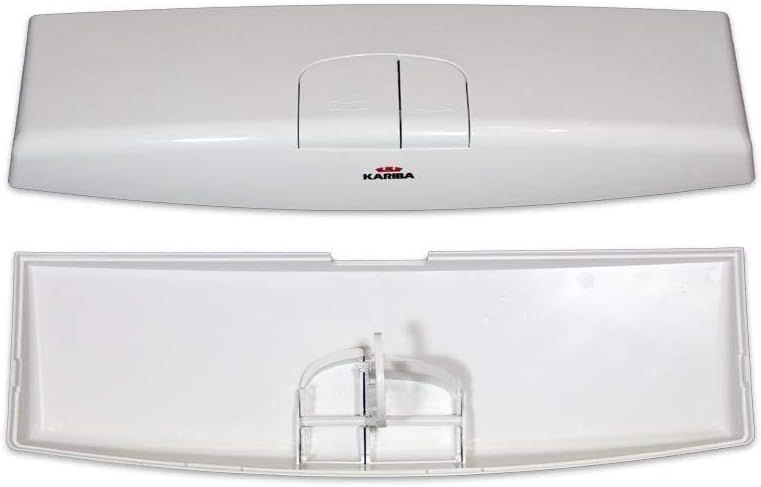 KARIBA  COPERCHIO BIANCO PER CASSETTA DOPPIO PULSANTE 300750