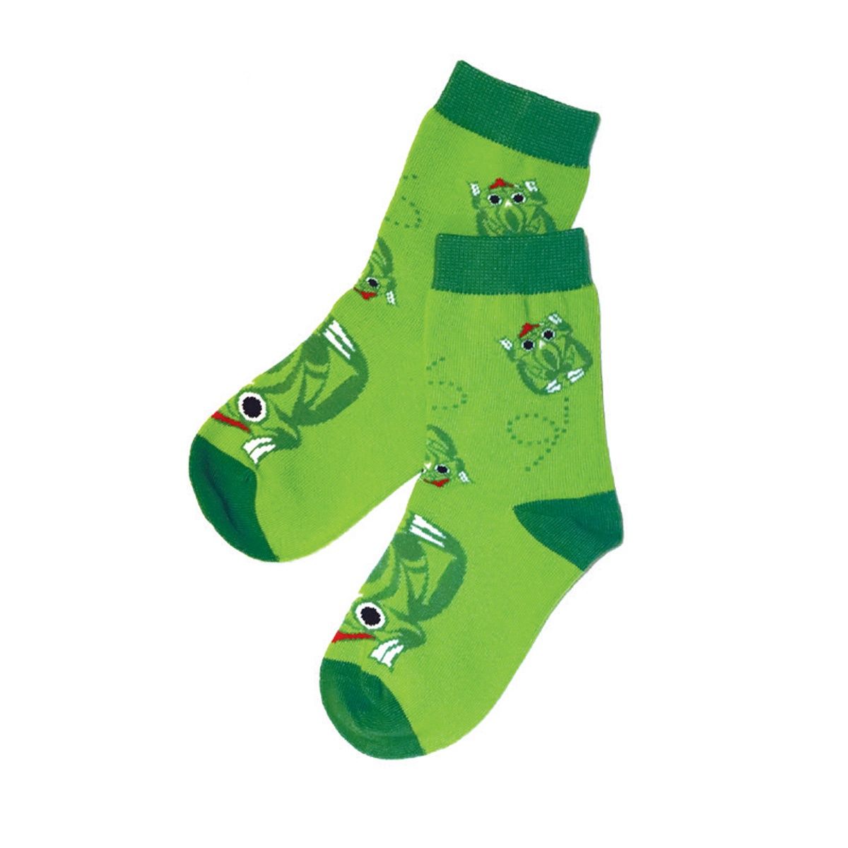 Kids Art Socks, Design: Frog, Size: S/M