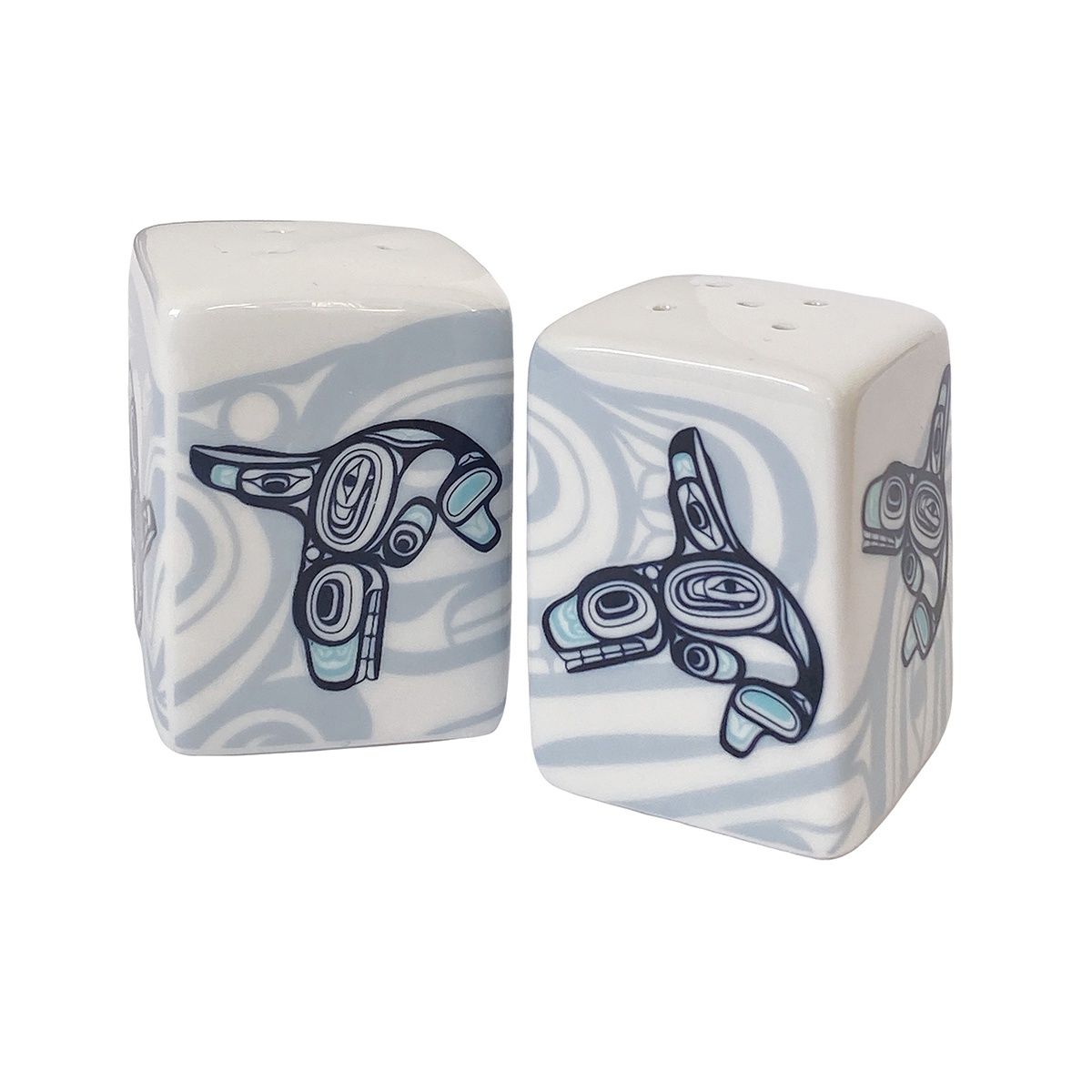 Salt and Pepper Shakers, Design: Whale